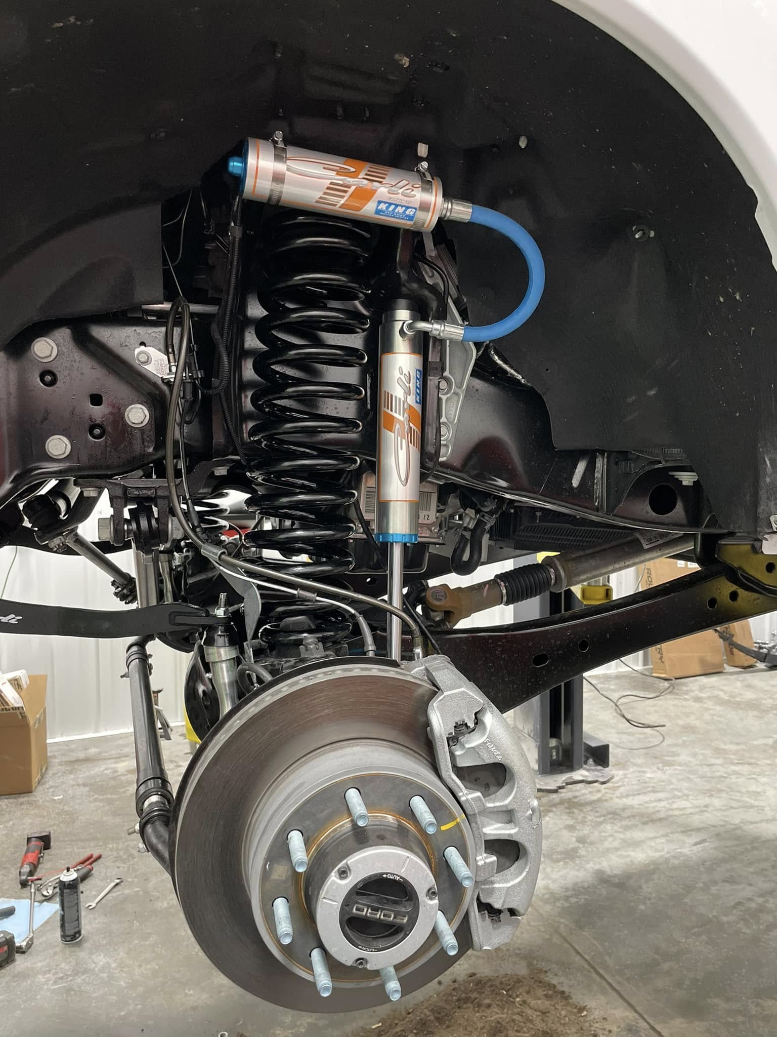 King shocks and coil spring suspension upgrade